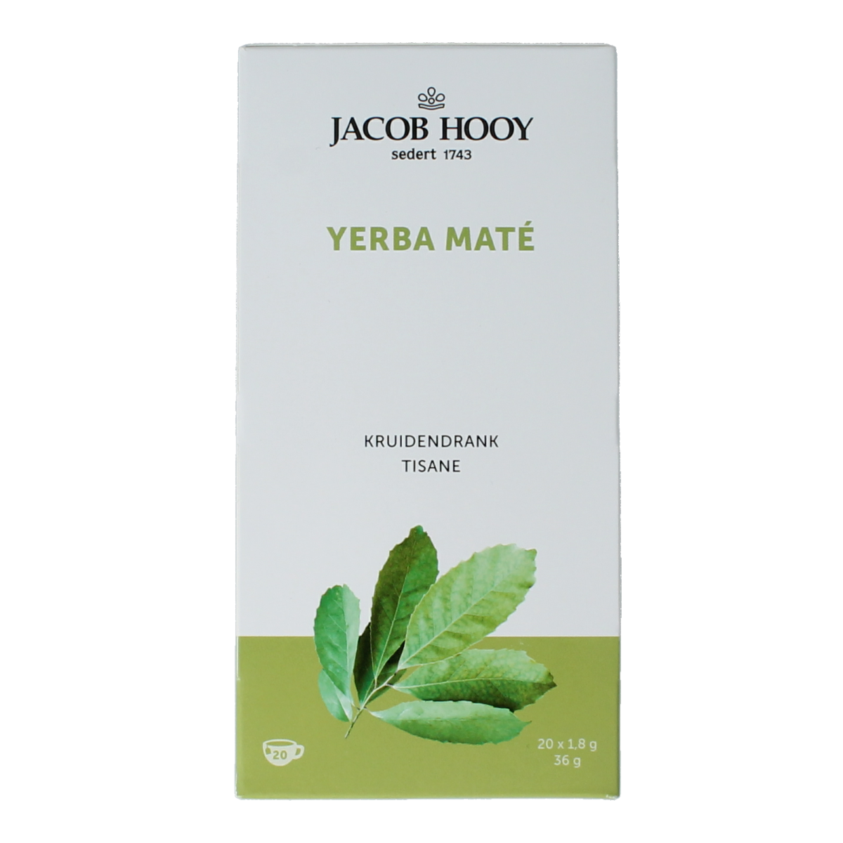 Jacob Hooy Yerba mate thee 20 zakjes