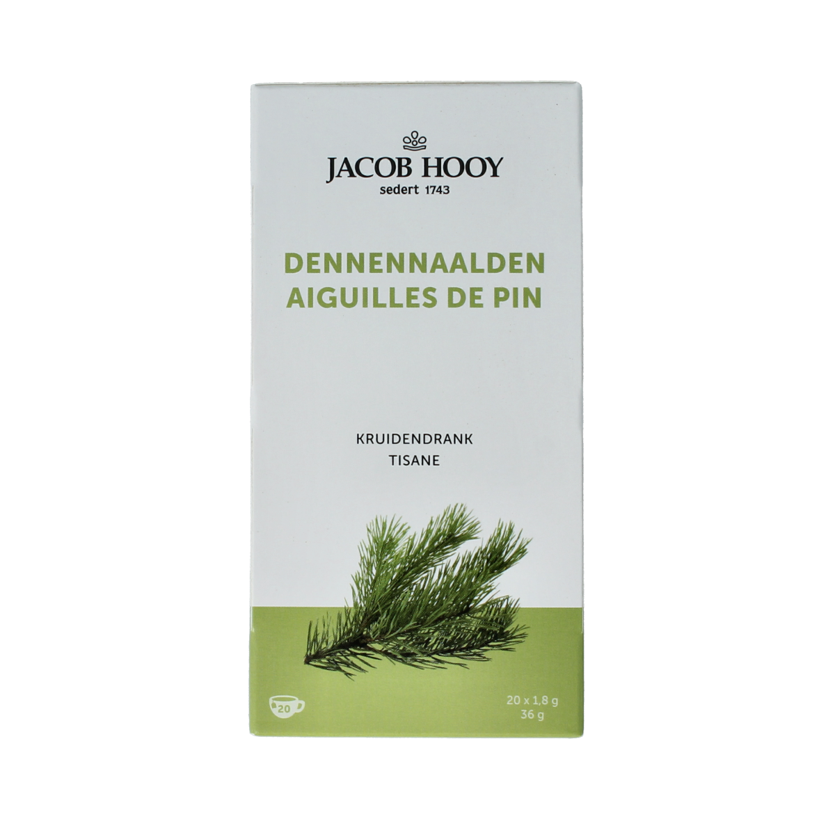Jacob Hooy Dennennaalden thee 20 zakjes