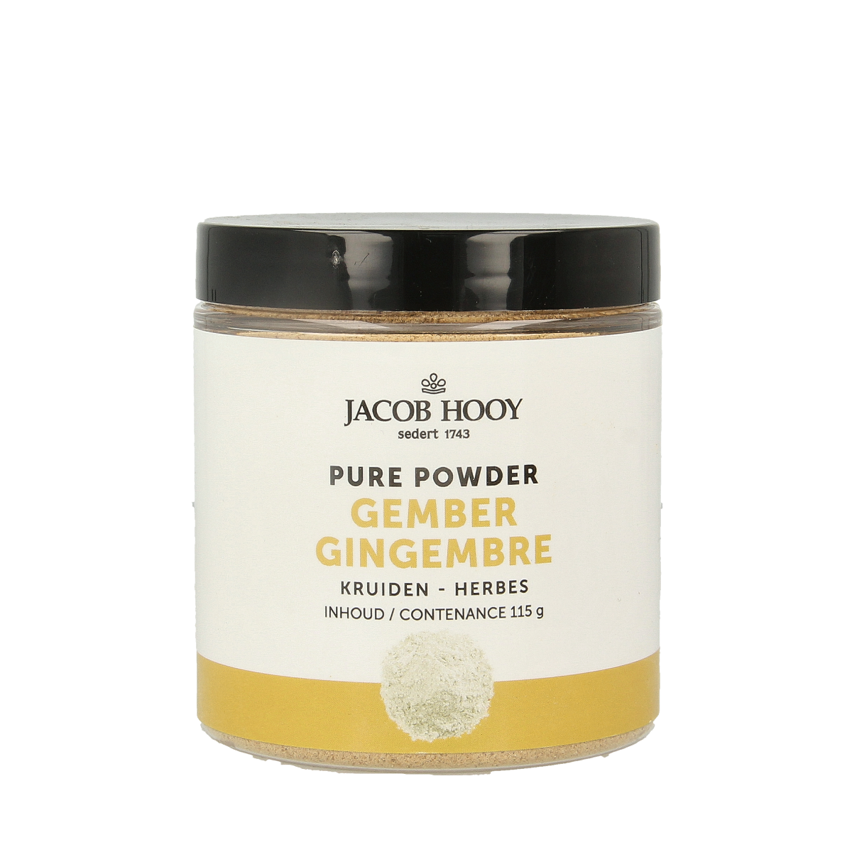 Jacob Hooy Pure powder gember 115 gram