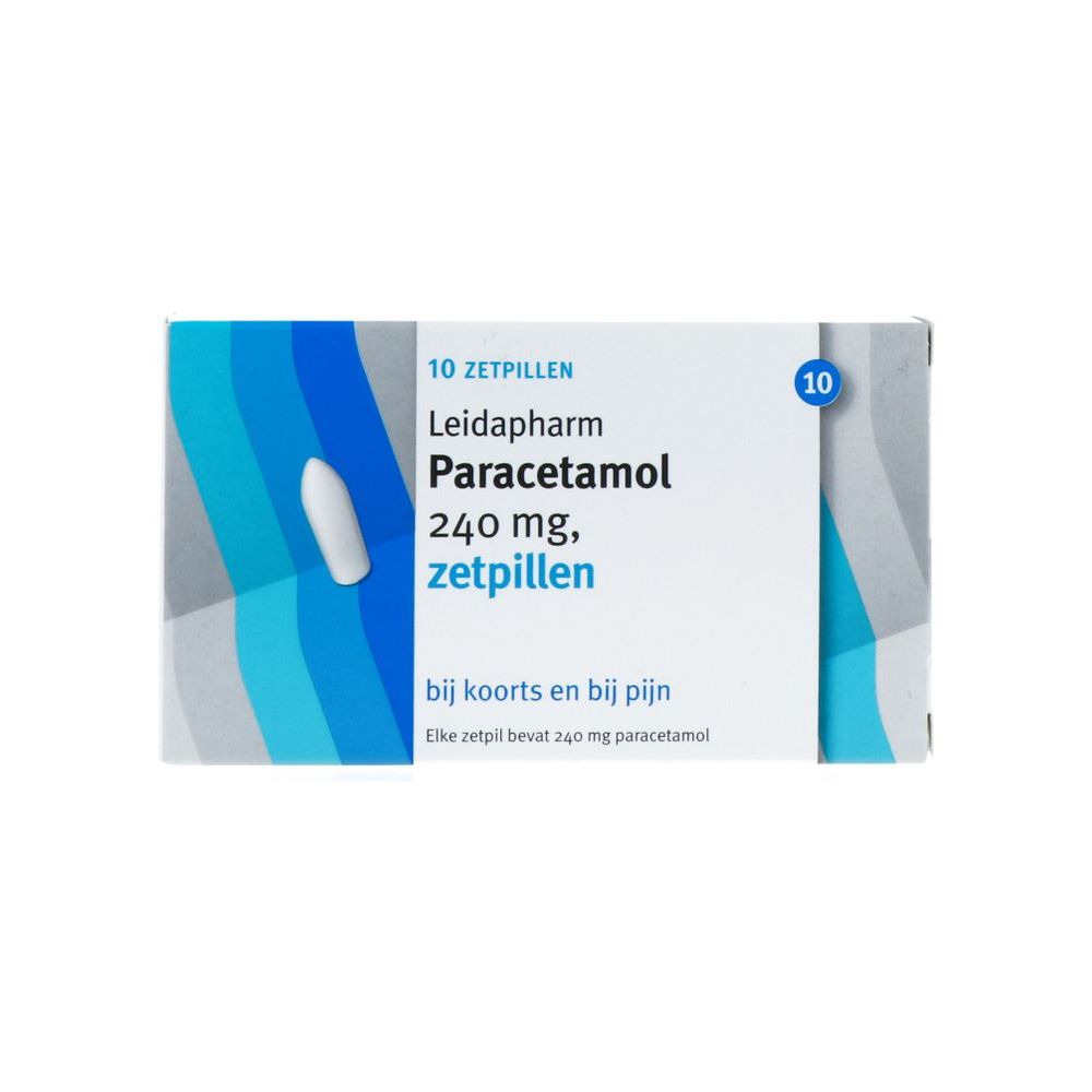 Leidapharm Paracetamol Zetpil 240mg 10 st