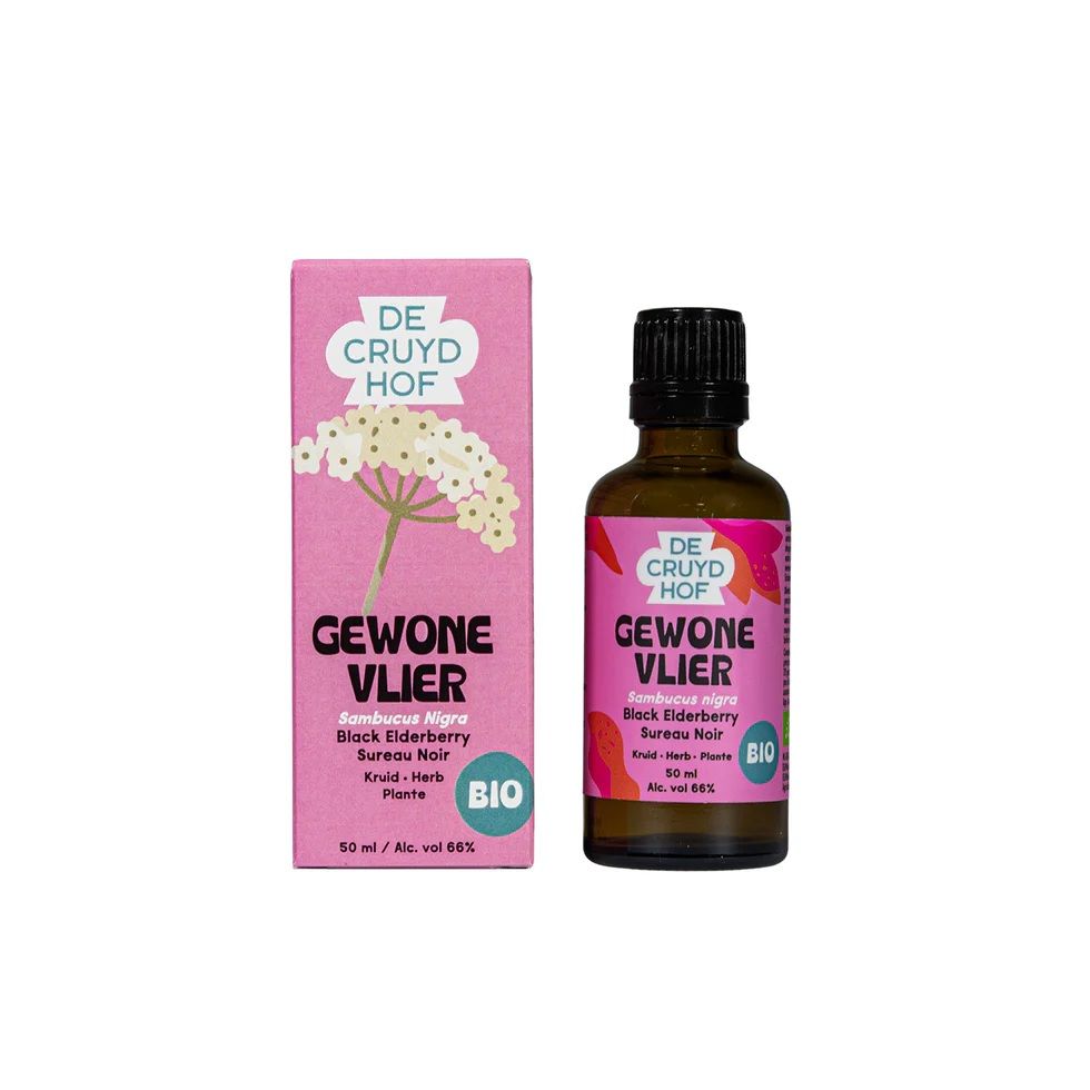 De Cruydhof Sambucus nigra herb/gewone vlier bio 50 ml
