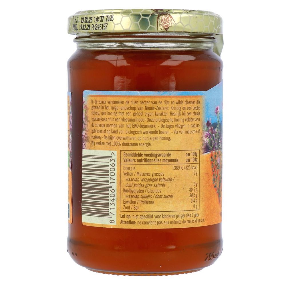 De Traay Tijm honing 350 gram