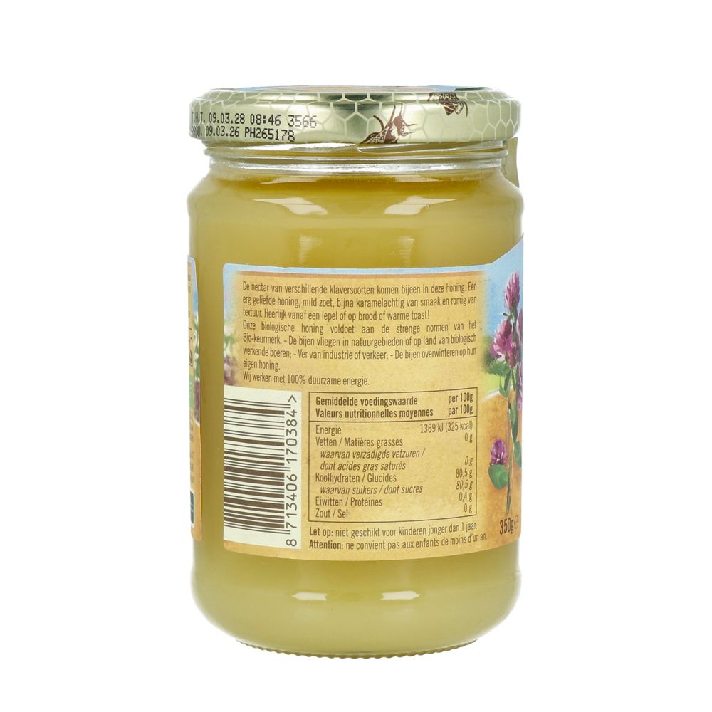 De Traay Klaver honing 350 gram