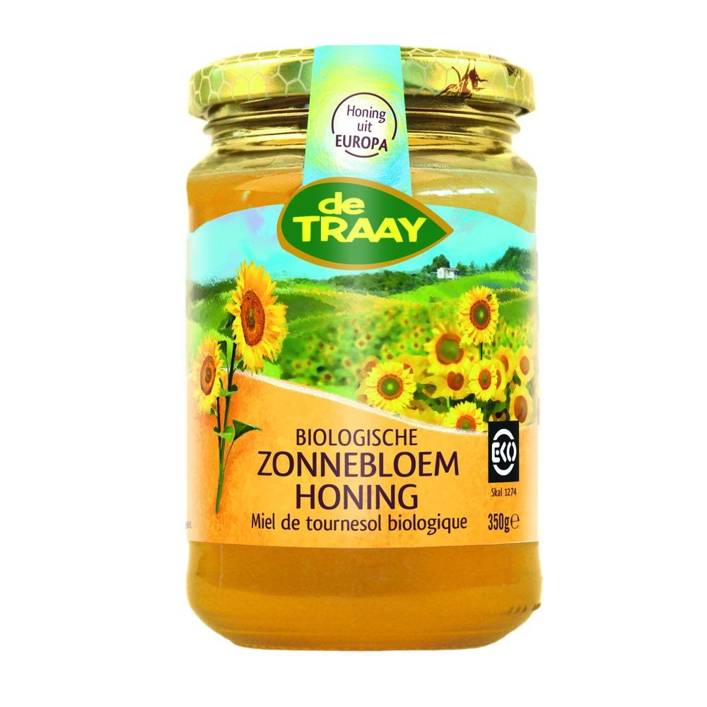 De Traay Zonnebloemhoning creme