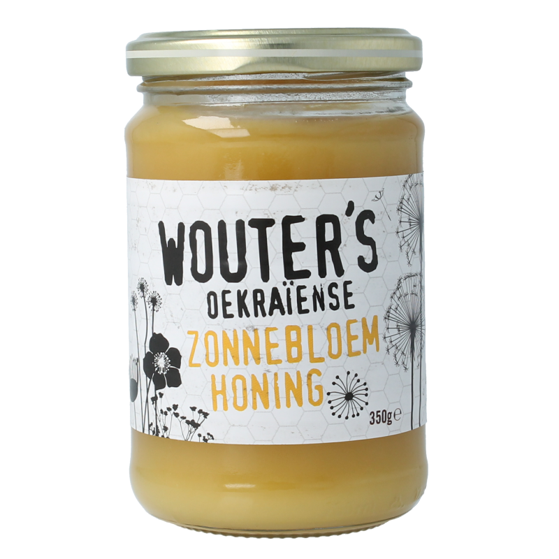 de Traay Wouters Oekraiense zonnebloemhoning 350 gram