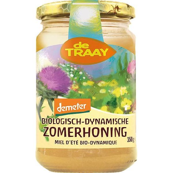 De Traay Bloemenhoning Bio dynamisch demeter 350 gram