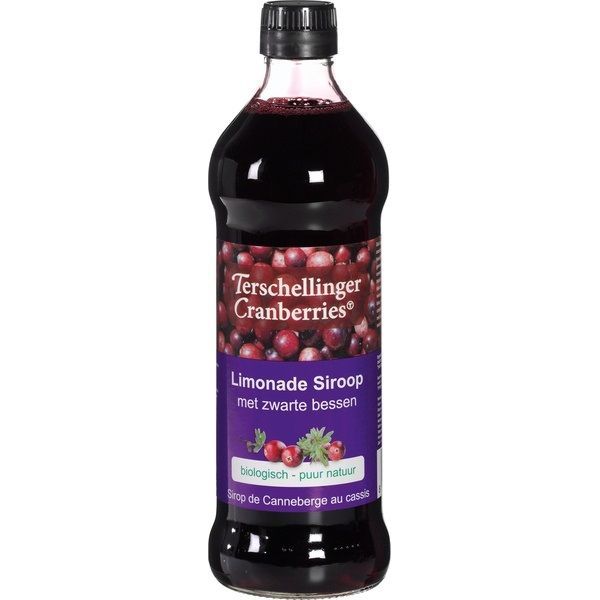 Terschellinger Cranberries Zwarte Bes Limonadesiroop 500 ml