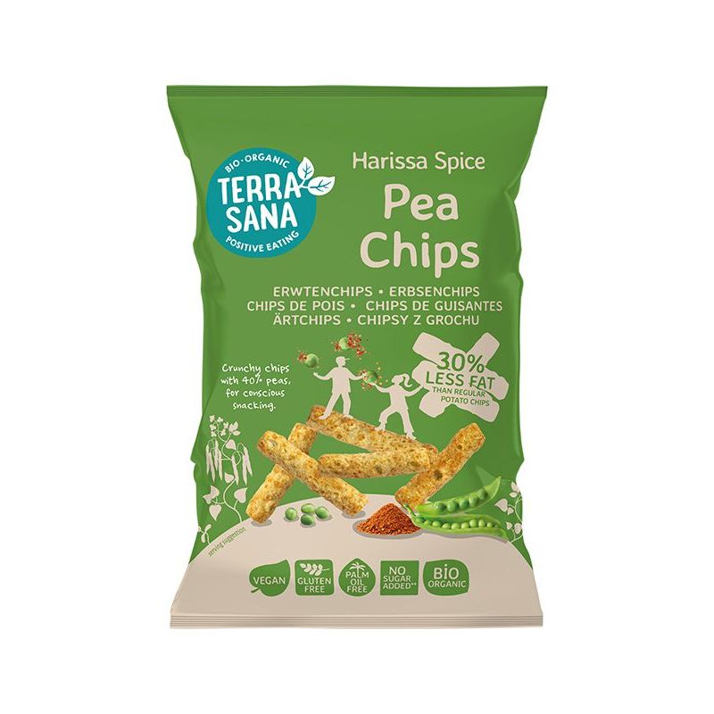 Terrasana Erwtenchips haris bio 75 gram