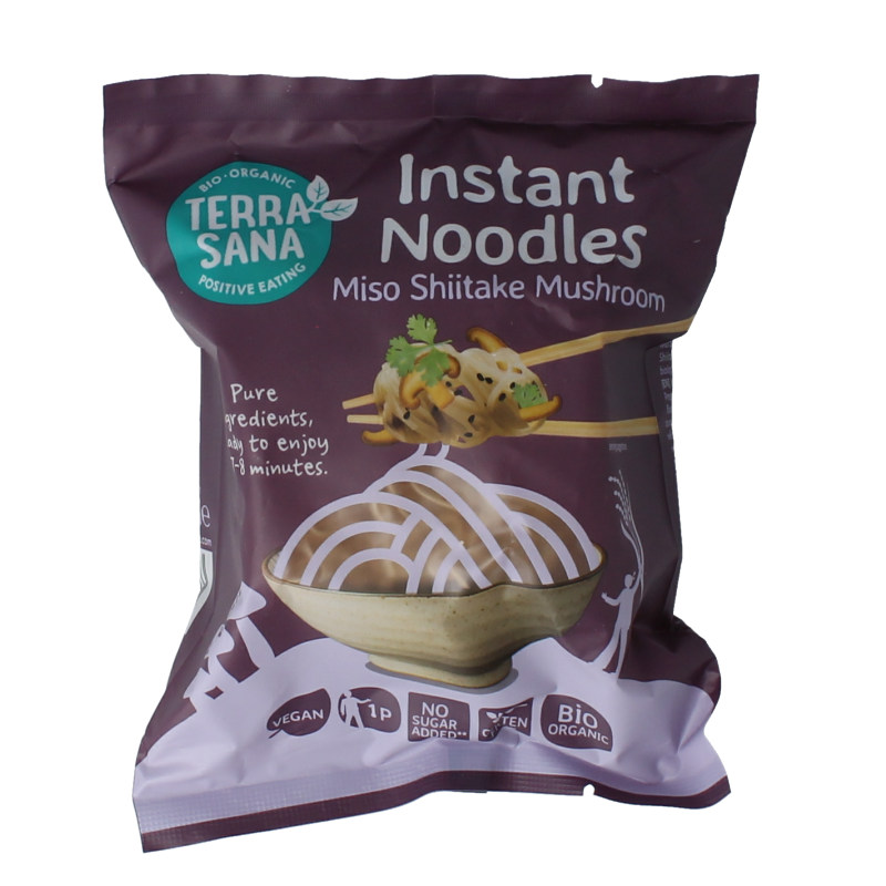 TerraSana Inst noodles shiitake mushroom BIO 90 gram