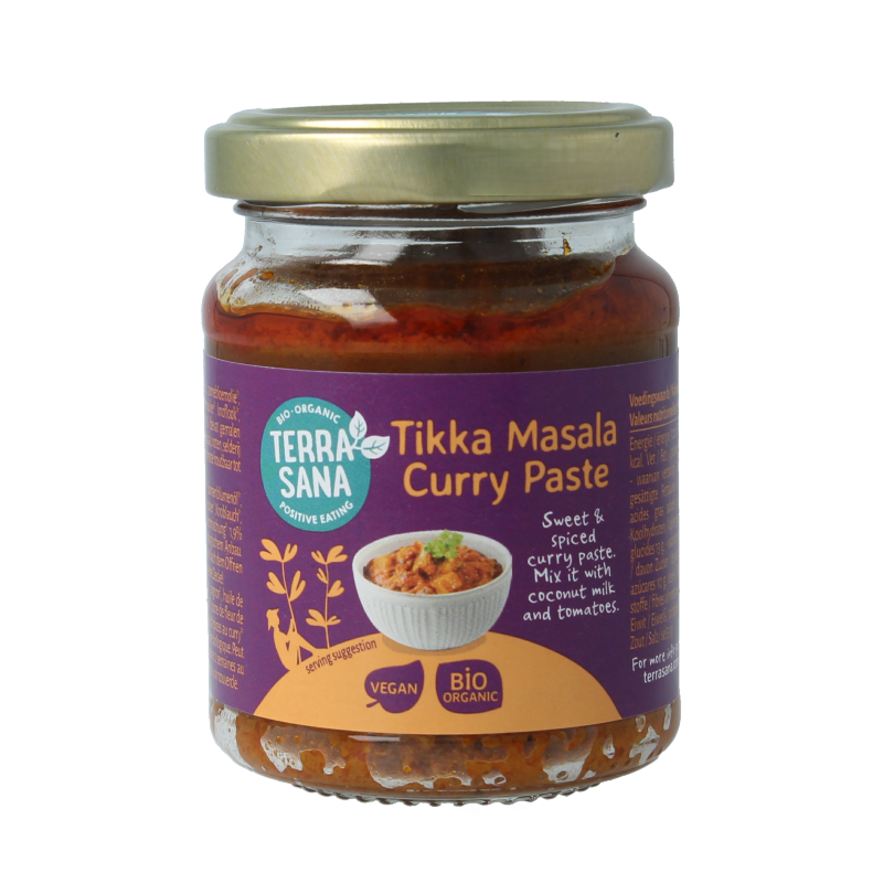 TerraSana Indiase tikka masala currypasta 130 gram