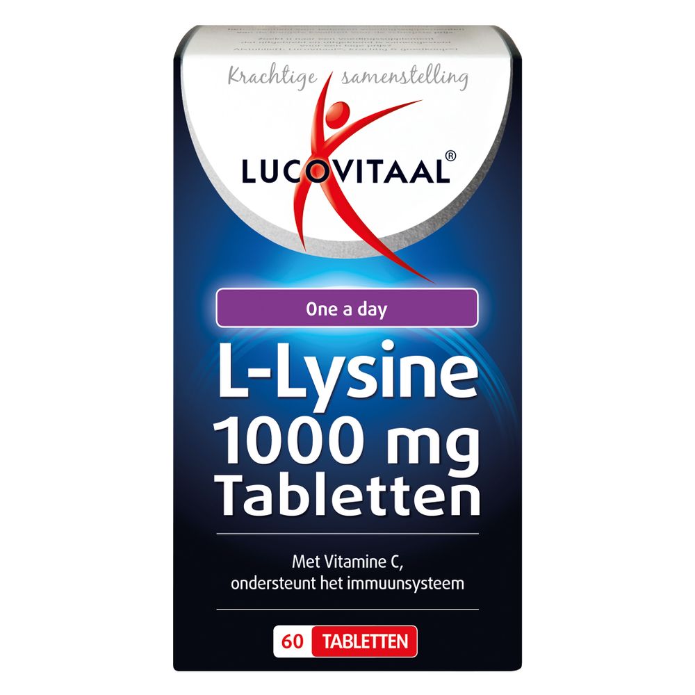 Lucovitaal L-lysine lipblaasje 60 tabletten