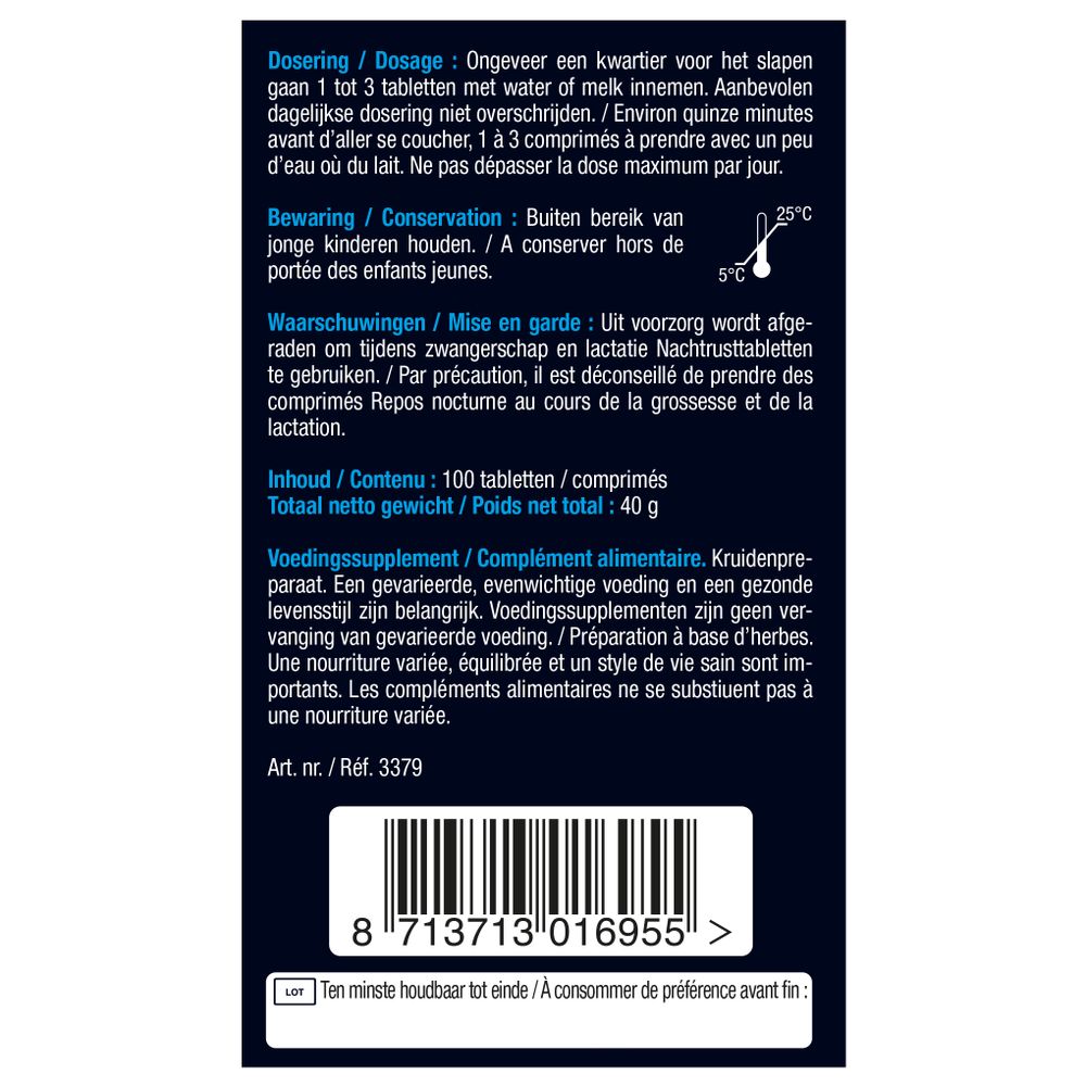 Lucovitaal Nachtrust 100 tabletten