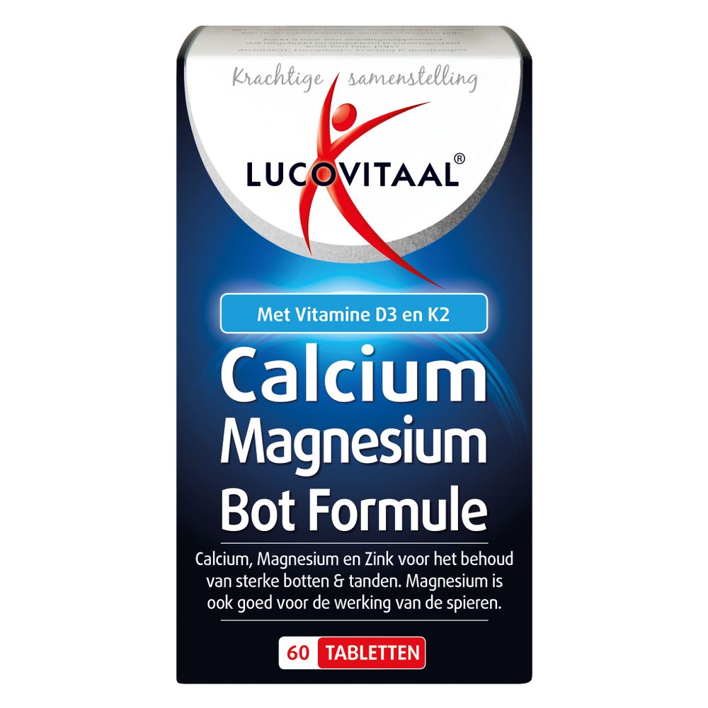 Lucovitaal Calcium magnesium botformule 60 tabletten