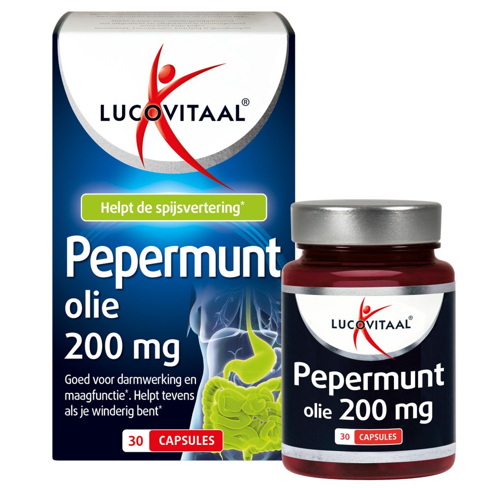 Lucovitaal Pepermuntolie 30 capsules