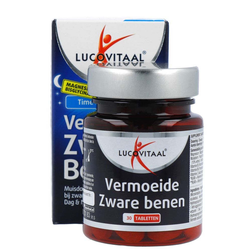 Lucovitaal Magnesium vermoeide zware benen 30 tabletten