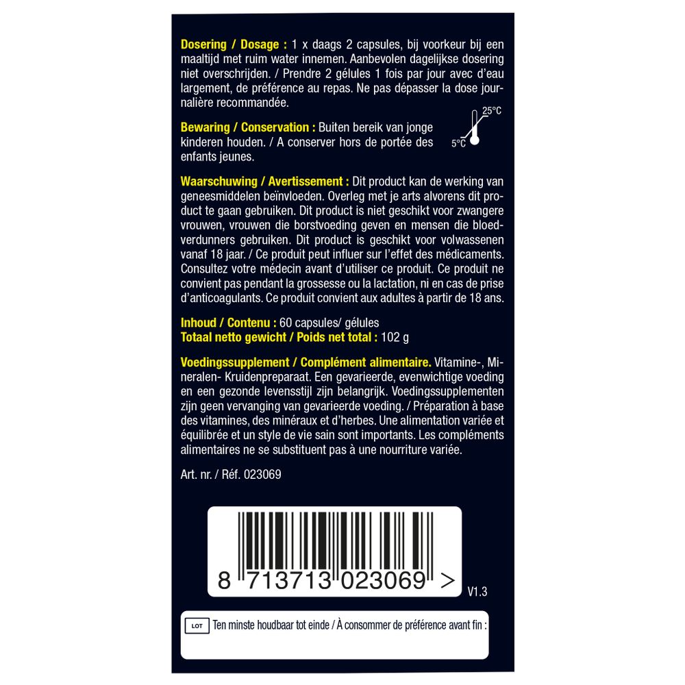 Lucovitaal Lever reiniging 60 capsules