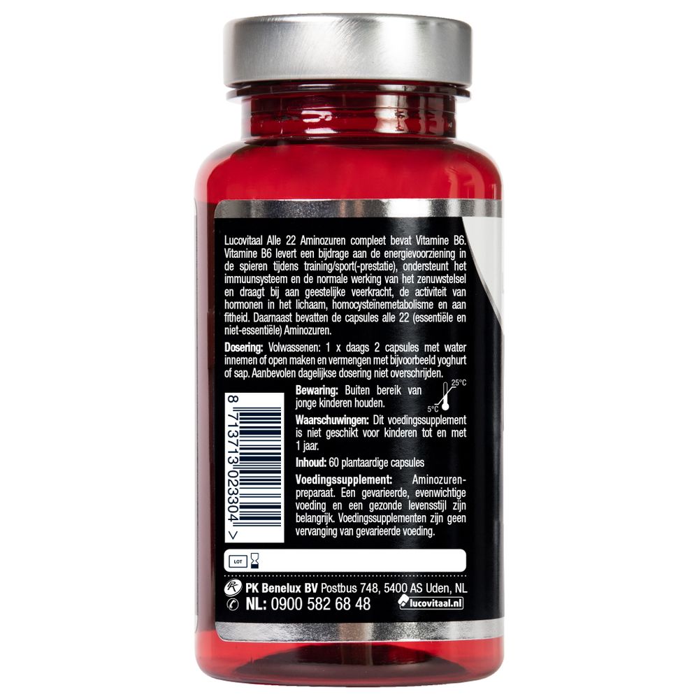 Lucovitaal Aminozuur & vitamine B6 60 capsules