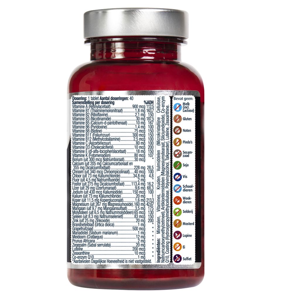 Lucovitaal Multi+ compleet man 40 tabletten