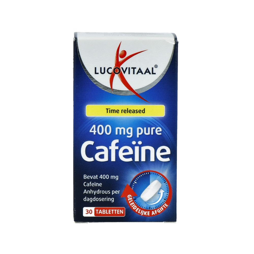 Lucovitaal Pure cafeine 30 tabletten