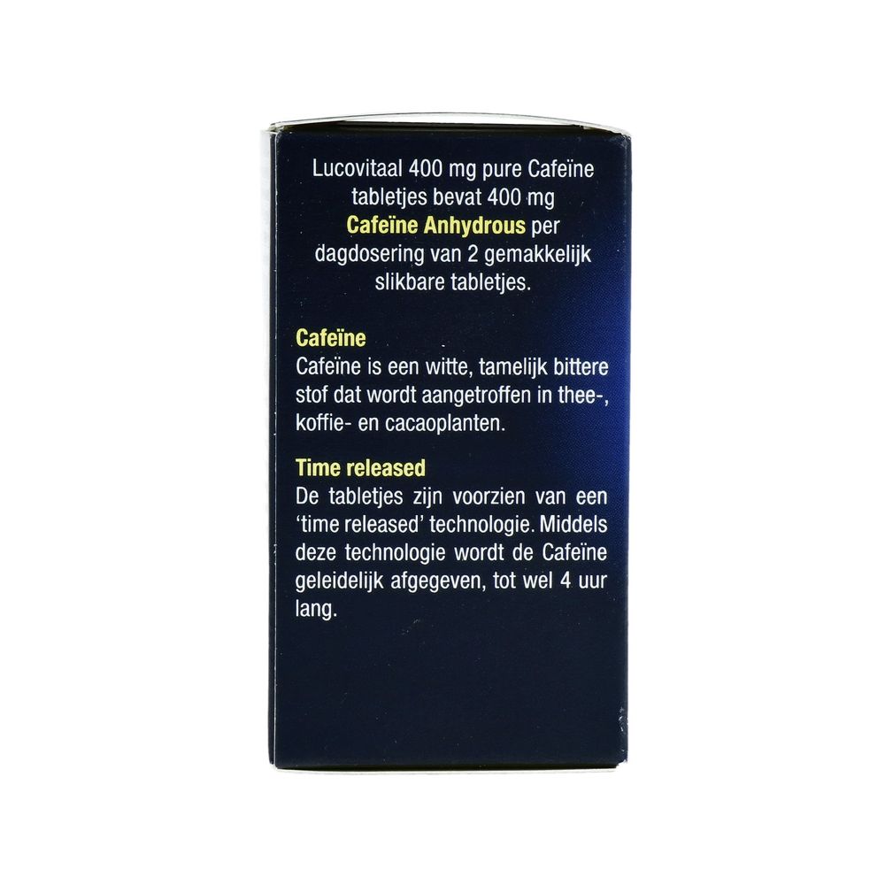 Lucovitaal Pure cafeine 30 tabletten