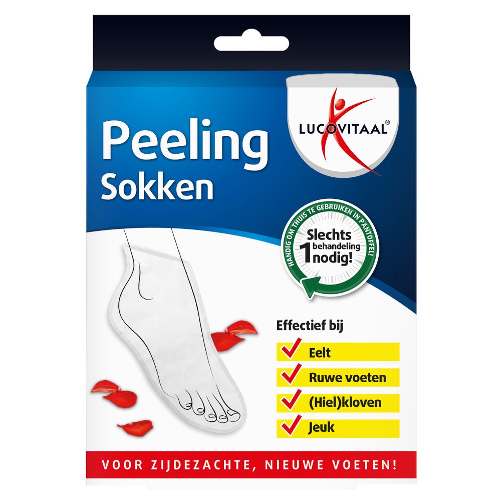 Lucovitaal Peeling sokken 1 paar