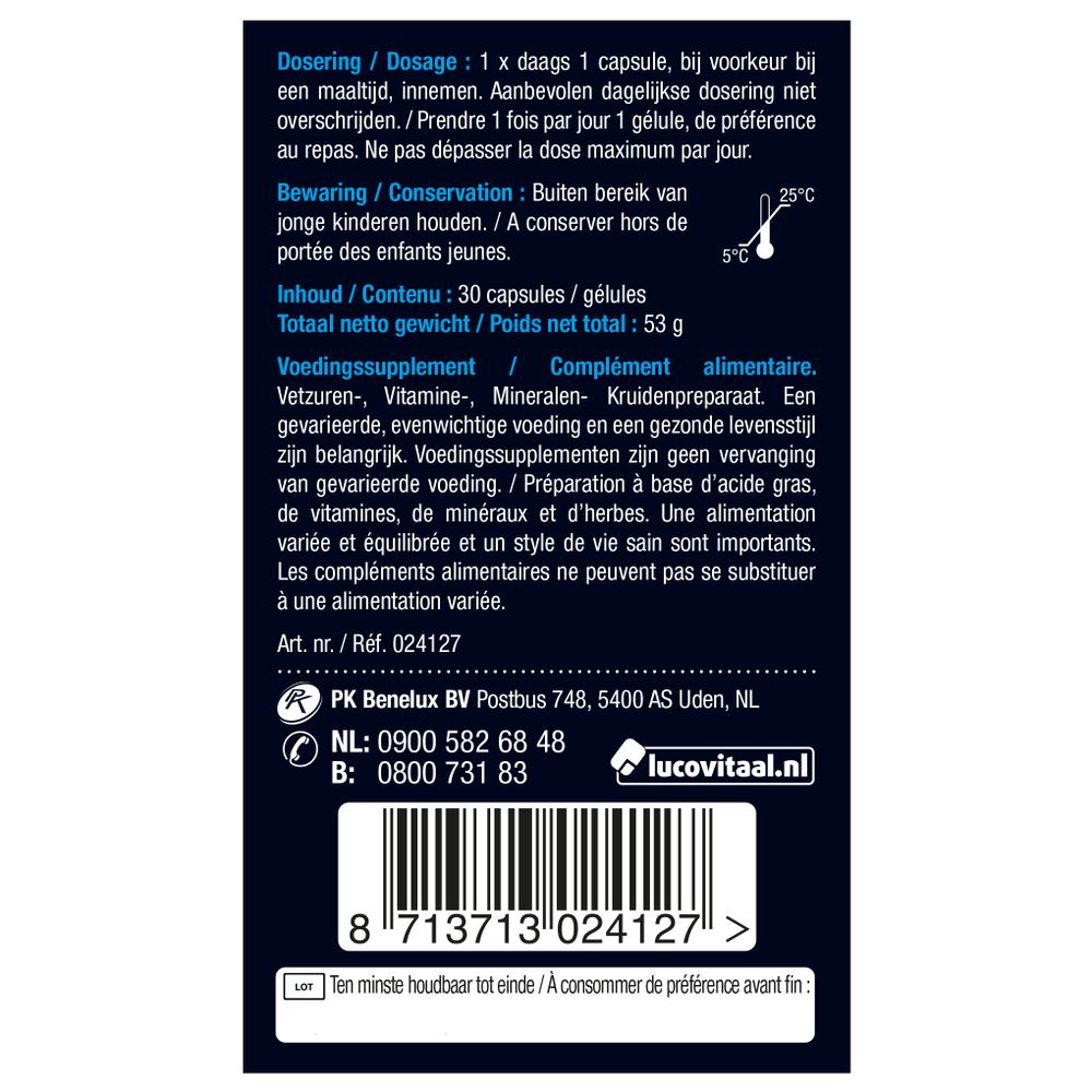Lucovitaal Geheugen & cognitie 30 capsules
