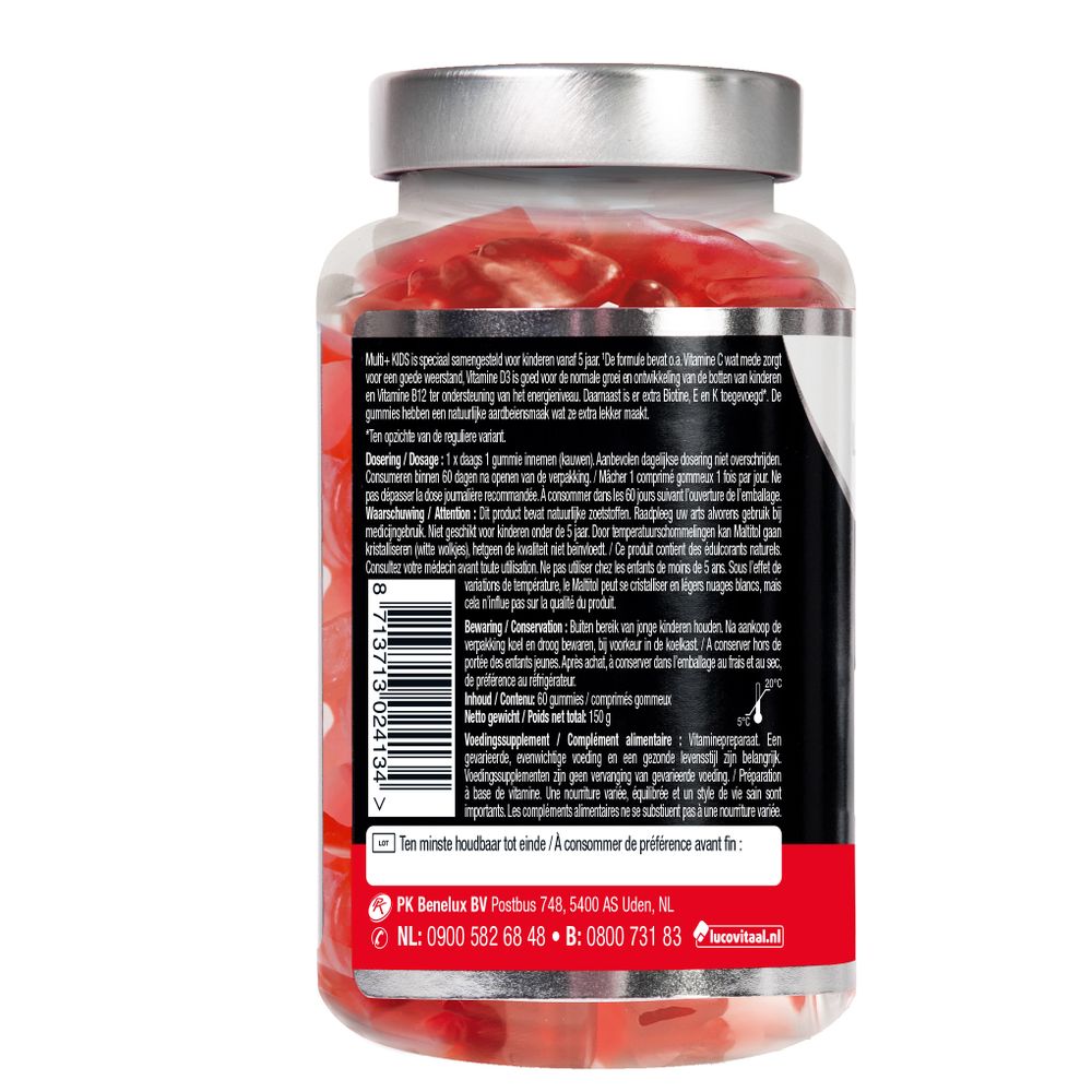Lucovitaal Multi+ kids 60 gummies