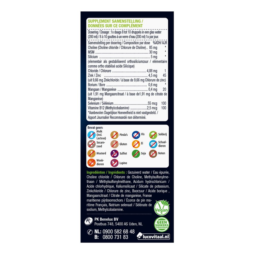 Lucovitaal Silicium druppel 30 ml