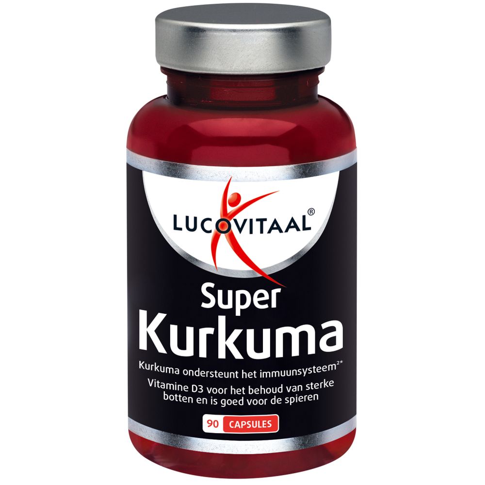 Lucovitaal Kurkuma super x-tra krachtig 90 capsules