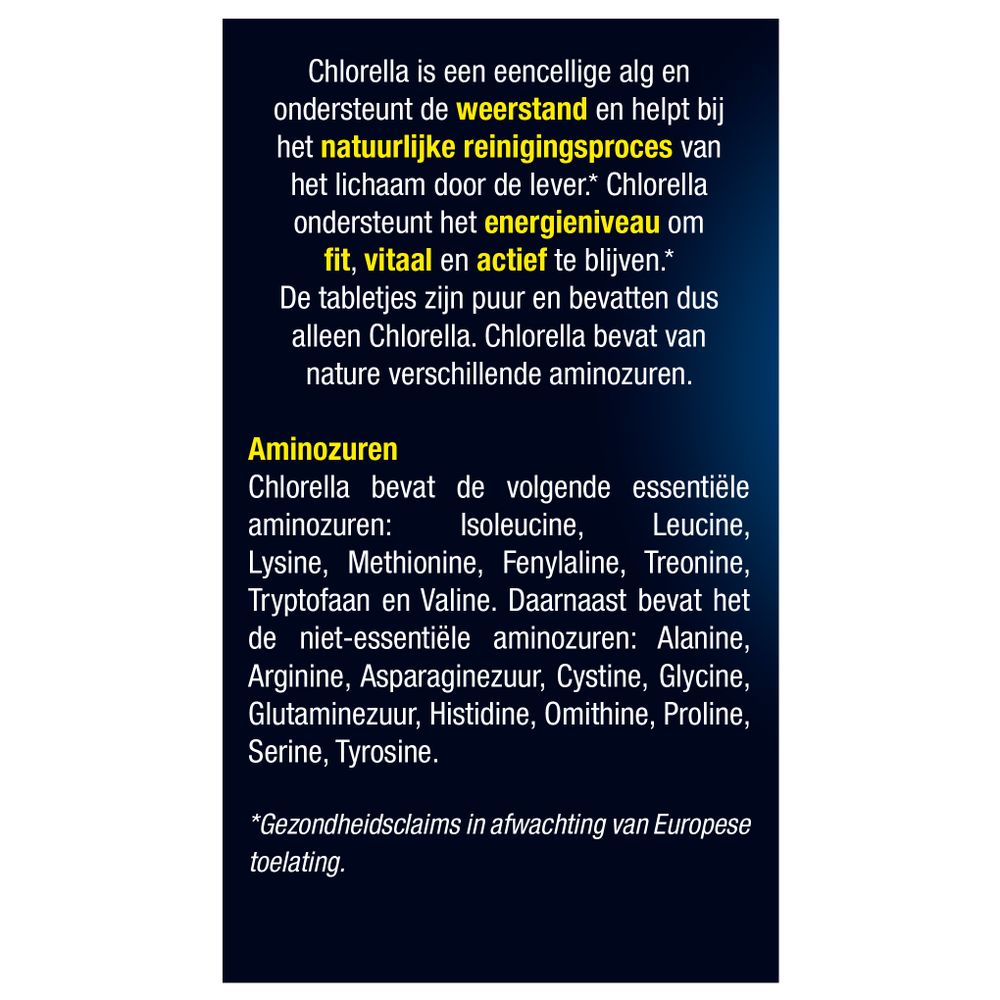 Lucovitaal Chlorella 100% puur 200 tabletten