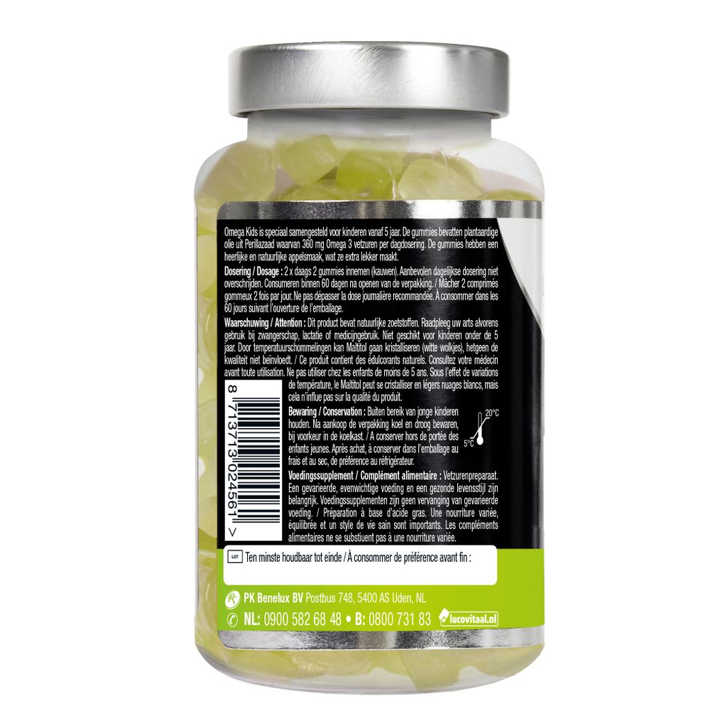 Lucovitaal Omega 3 kids 60 gummies