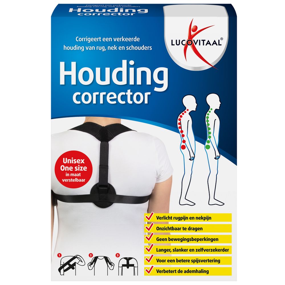 Lucovitaal Orthopedische houdingcorrector 1 stuks