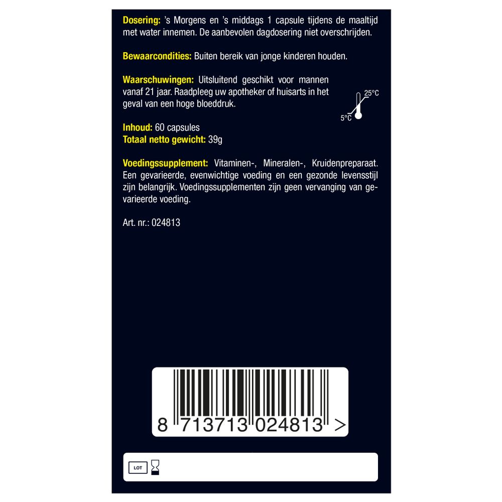 Lucovitaal Prostaat Comfort Capsules 60 capsules