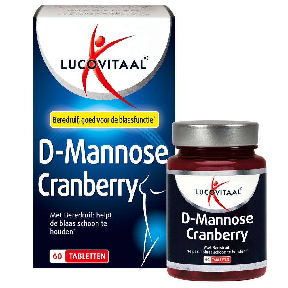 Lucovitaal D-mannose cranberry 60 tabletten