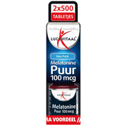 Lucovitaal Melatonine duo 0.1 mg 2 x 500 1000 tabletten