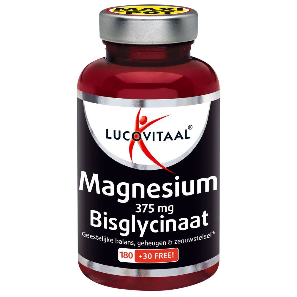 Lucovitaal Magnesium 375 mg bisglycinaat 210 tabletten