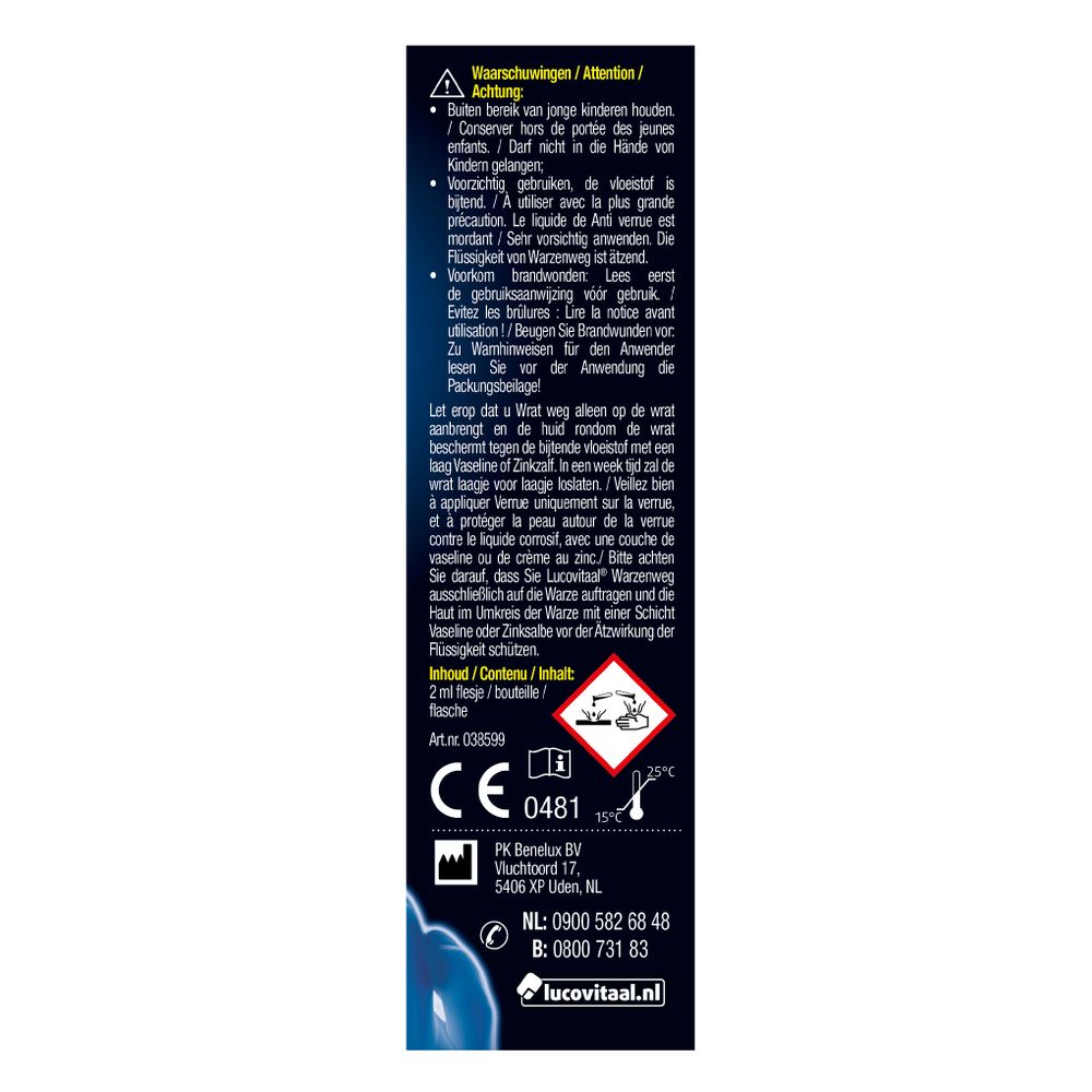 Lucovitaal Wrat weg 2 ml