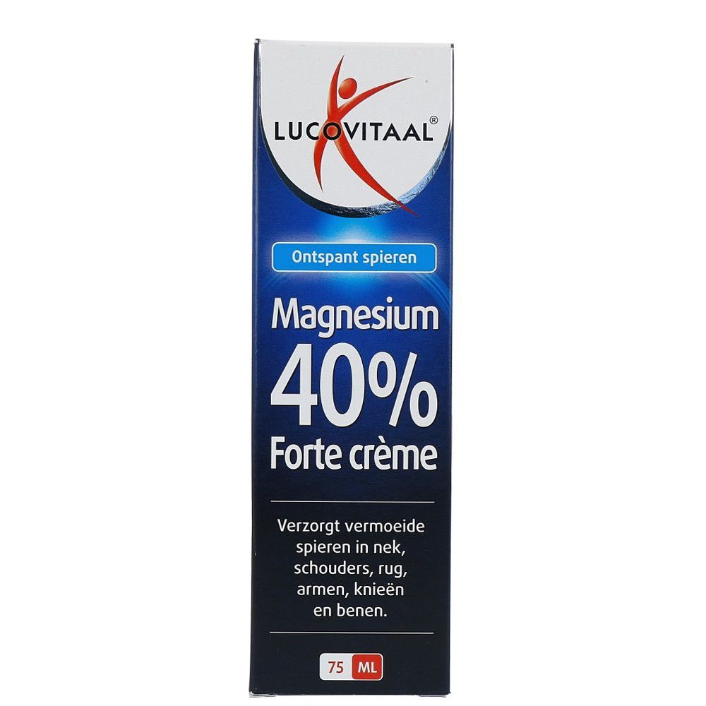 Lucovitaal Magnesium 40% forte creme 75 gram