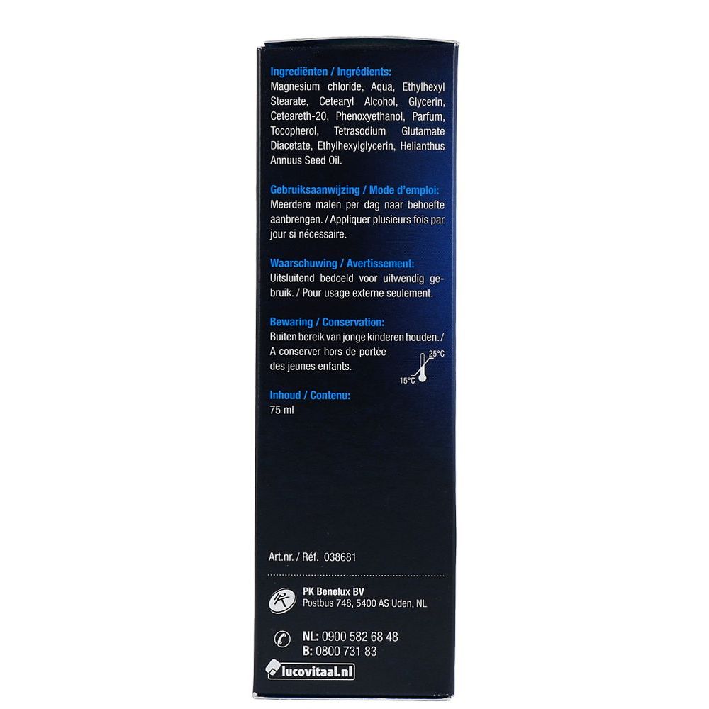Lucovitaal Magnesium 40% forte creme 75 gram