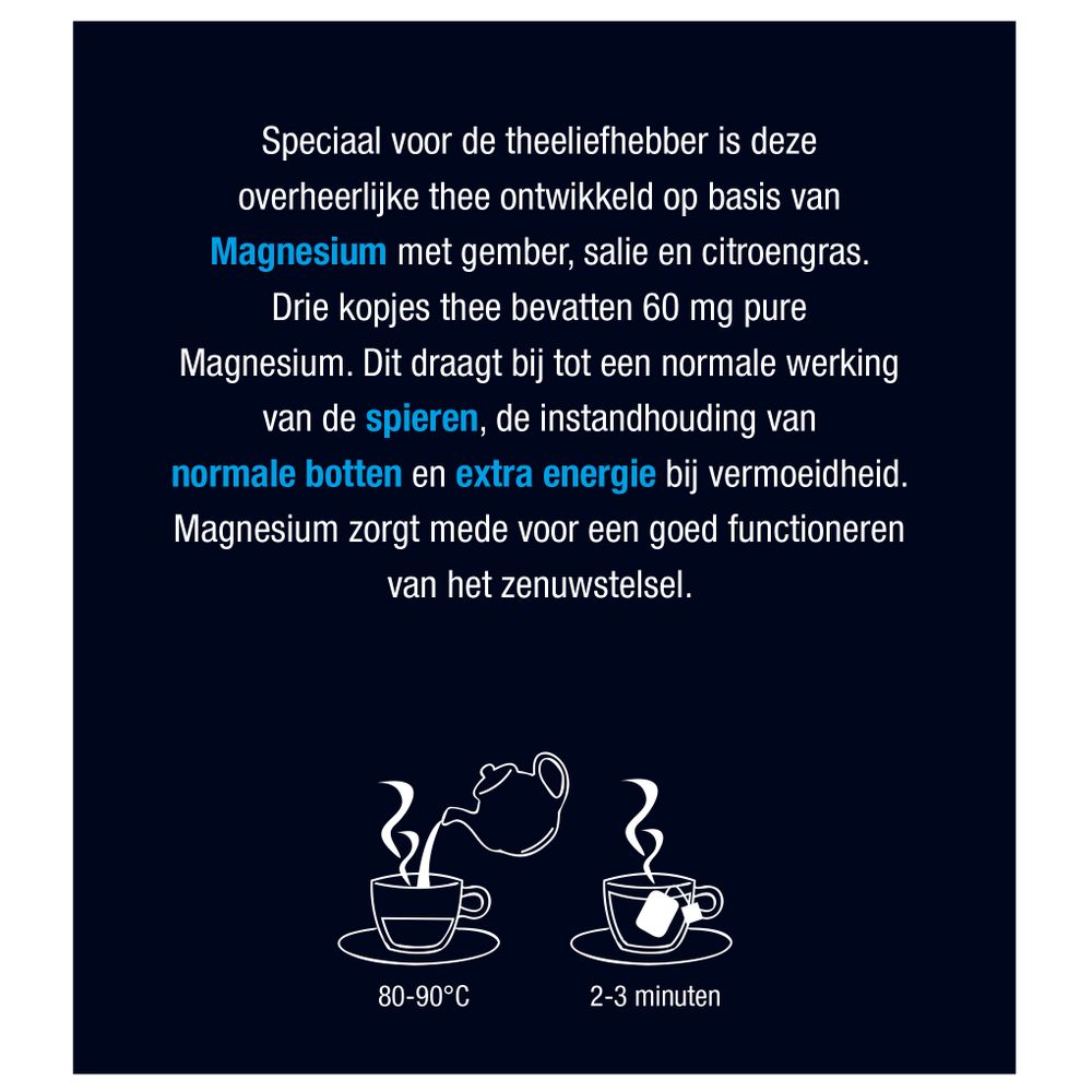 Lucovitaal Magnesium groene thee 20 zakjes