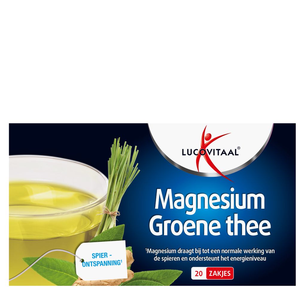 Lucovitaal Magnesium groene thee 20 zakjes