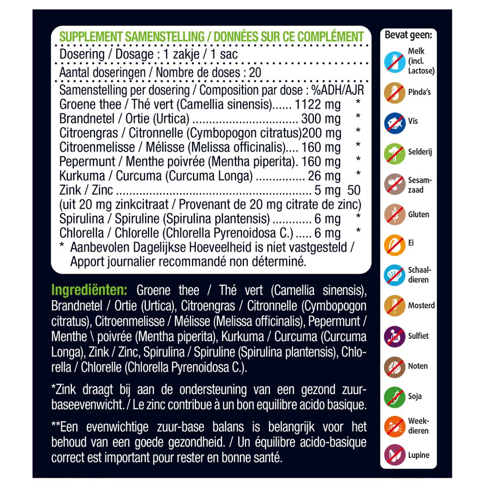 Lucovitaal Zuurbase thee 20 zakjes