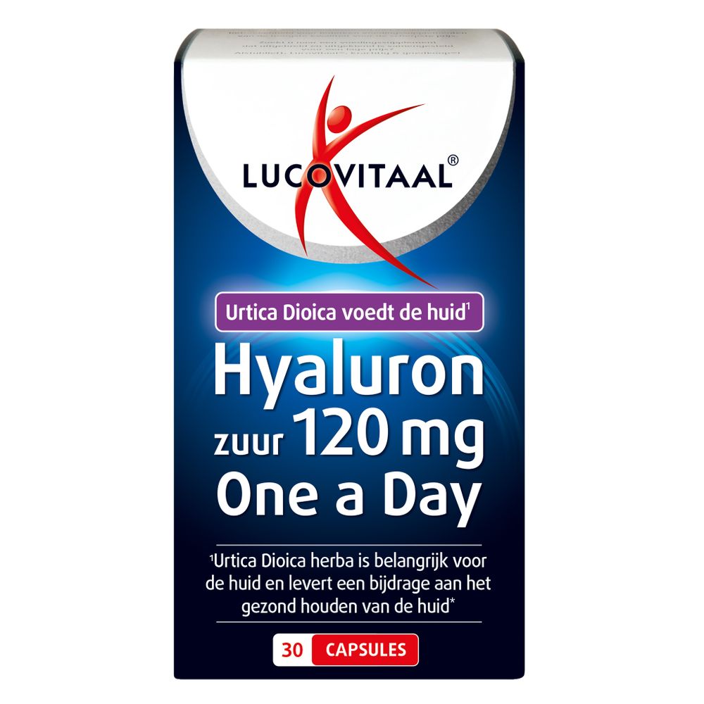 Lucovitaal Hyaluronzuur droge huid 30 capsules