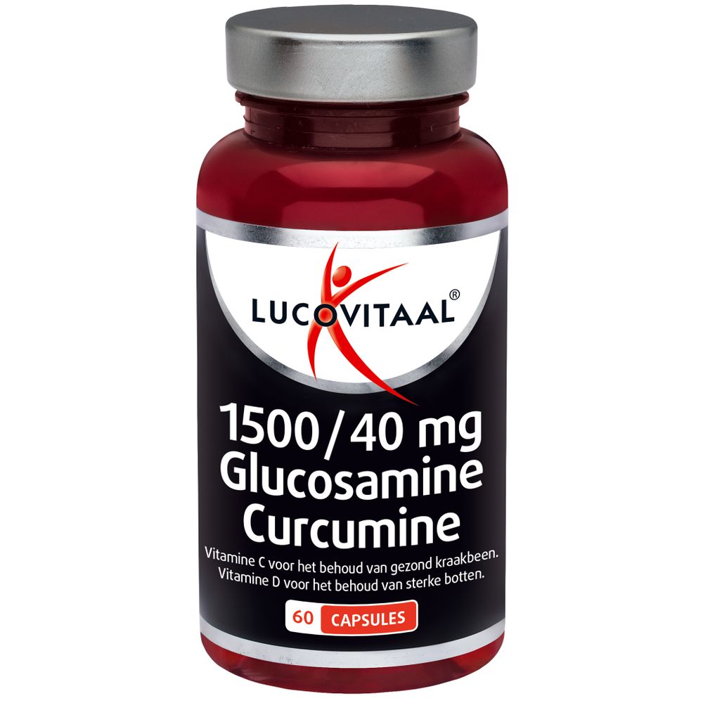 Lucovitaal Glucosamine & curcumine 1500/40 mg 60 capsules