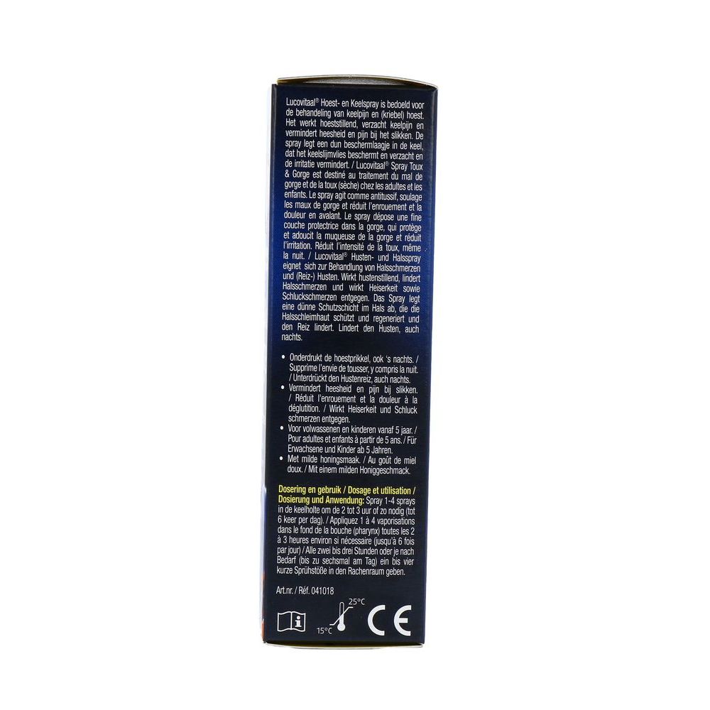 Lucovitaal Keel & Hoest Spray 20 ml
