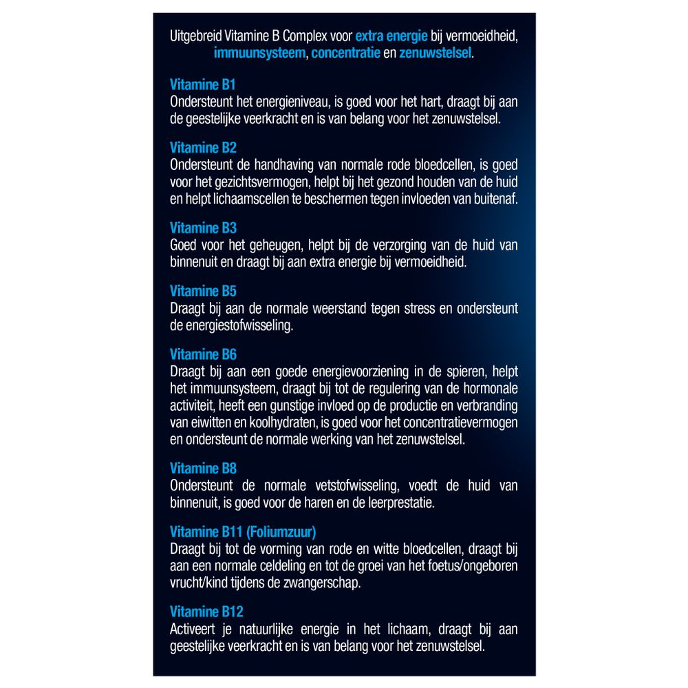 Lucovitaal Vitamine B complex forte 60 tabletten