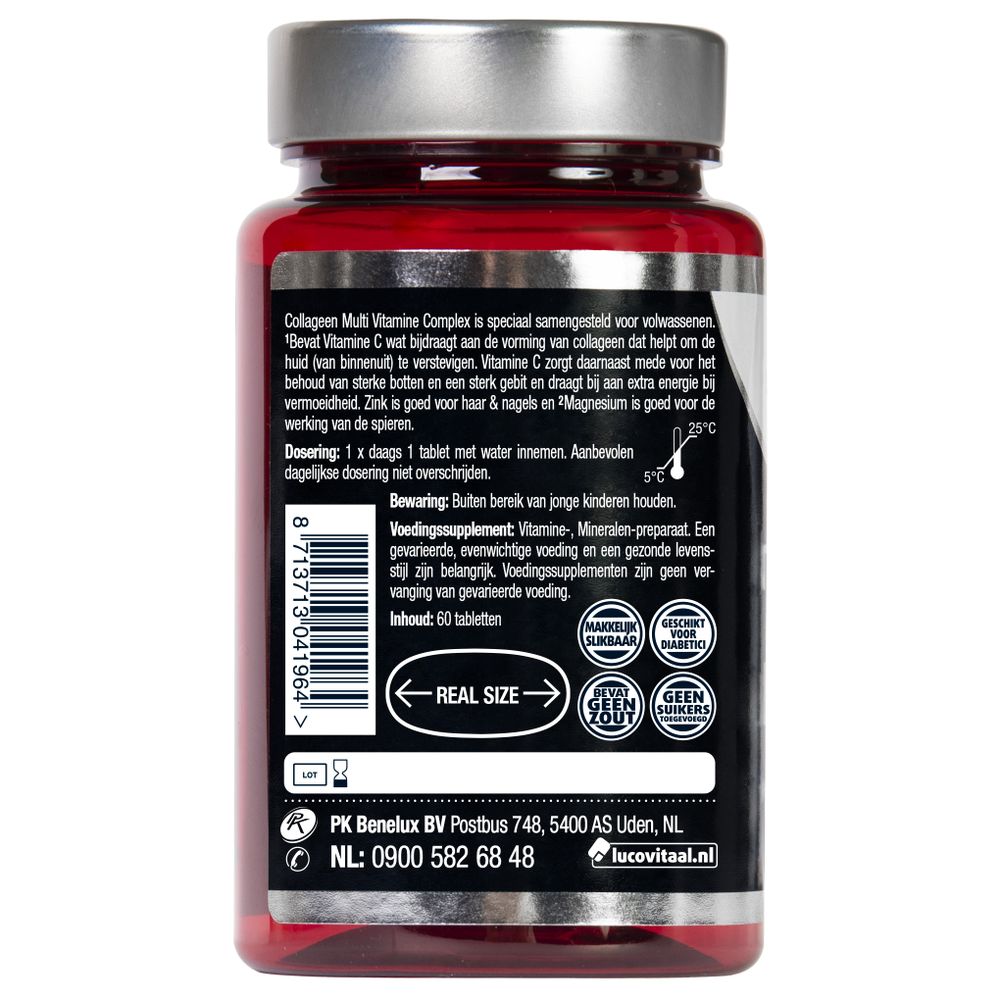 Lucovitaal Collageen vitaminen & mineralen compleet 60 tabletten
