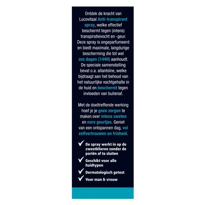 Lucovitaal Anti-transpirant spray 40 ml