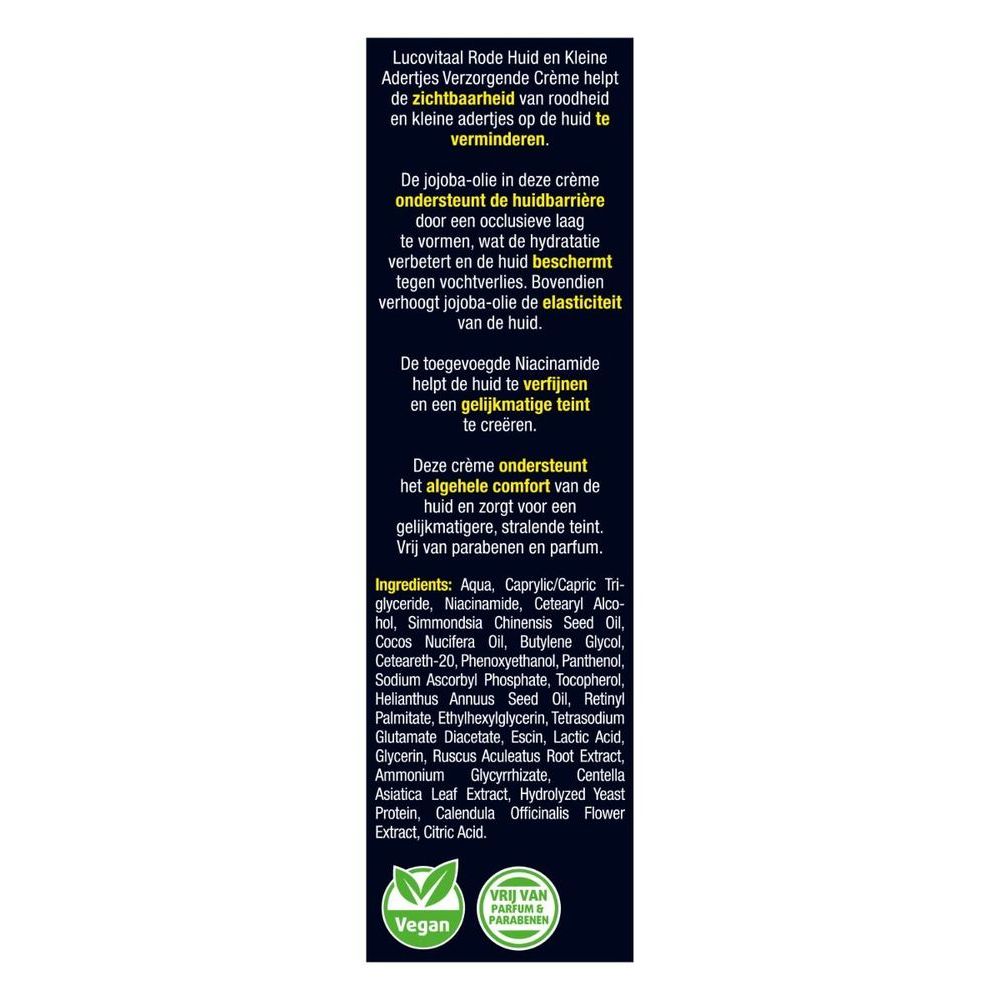 Lucovitaal Rode huid en kleine adertjes creme 30 ml
