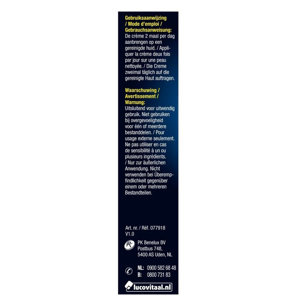 Lucovitaal Rode huid en kleine adertjes creme 30 ml